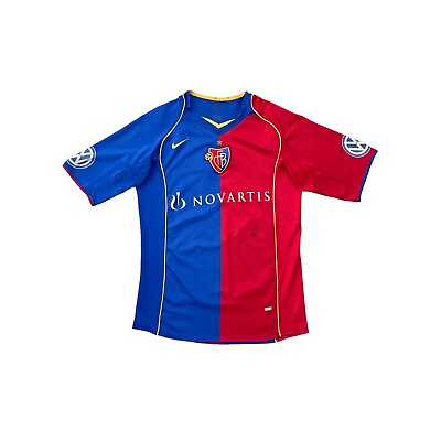 #ad Nike FC Basel 2004 06 Home Soccer Jersey Size M $44.18