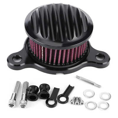 #ad Motorcycle Black Air Cleaner Intake Filter For Harley Sportster XL883 1200 48 72 $28.59
