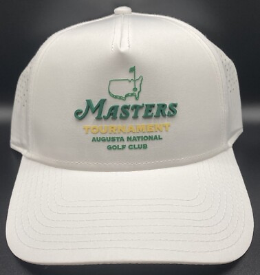 #ad 2024 Masters Tournament White Men#x27;s Hat Cap Augusta National Golf Club New 🔥 ⛳️ $129.99