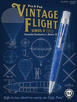 #ad Retro 51 Vintage Flight II Rollerball Pen Limited Edition Of 300 $185.00