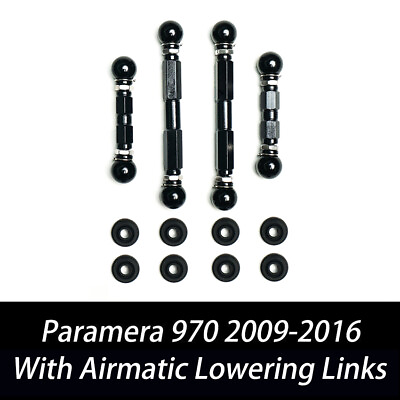 #ad For 10 16 Porsche Panamera 970 GEN1 Adjustable Lowering Links Air Suspension Kit $129.99