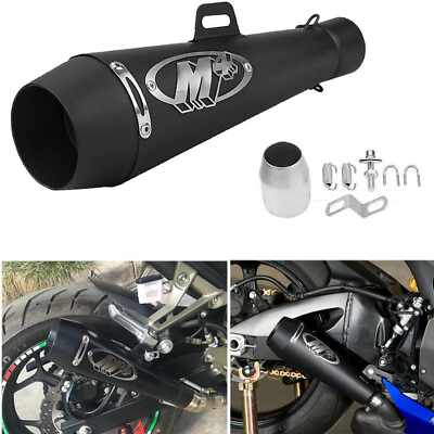#ad Motorcycle Exhaust Muffler Pipe DB Killer Slip On M4 Exhaust For GSXR 750 YZF R6 $36.10