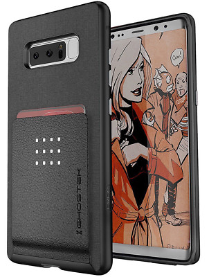 #ad For Galaxy Note 8 Case Ghostek EXEC Hybrid Card Holder Wallet Built In Magnet $4.98