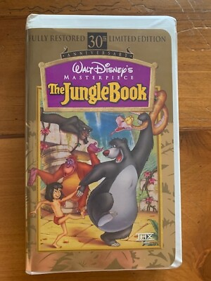 #ad JUNGLE BOOK Disney Masterpiece 30th Anniversary Limited Edition THX $100.00