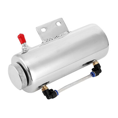 #ad New 500ML Aluminium Alloy Overflow Coolant Tank Reservoir Cooling For Radiator $41.94