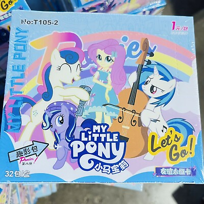 #ad Ponies My Little Pony 32 Pack Booster Box CCG Trading Cards NEW $29.93