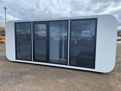 #ad 20#x27; Outdoor Modern Prefab House Tiny House Mobile Working Office Pod Apple Cabin $19500.00