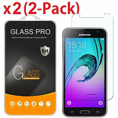 #ad Samsung Tempered Glass Screen Protector for Galaxy J3 Emerge J3 Eclipse J3 Prime $5.05