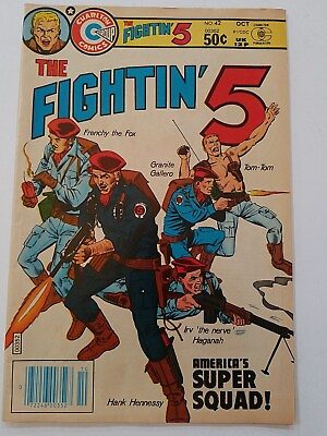 #ad FIGHTIN#x27; 5 Vol 3 #42 Oct 1981 War Fighting Five Charlton Comics Group VF NM $7.00