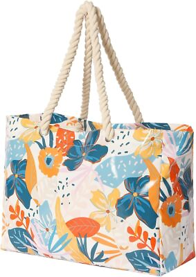 #ad Beach bag Large tote bag for womenWaterproof beach Multicolor $41.66