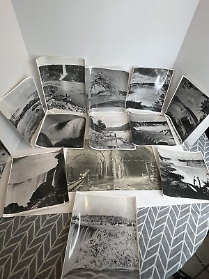 #ad Vintage photos of Niagara Falls lot of 12 including Boat Tunnel ice winter C $65.00