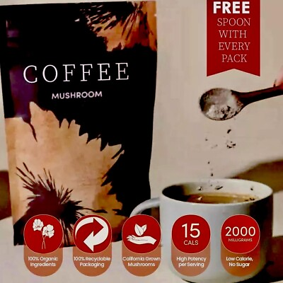 #ad RYZE MUSHROOM COFFEE Brand New Bag 30 Servings High Demand with FREE SPOON $29.90
