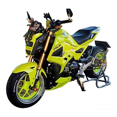 #ad Fairings set yellow g th y 196 compatible fit for honda grom 125 msx 125sf 2016 $191.25