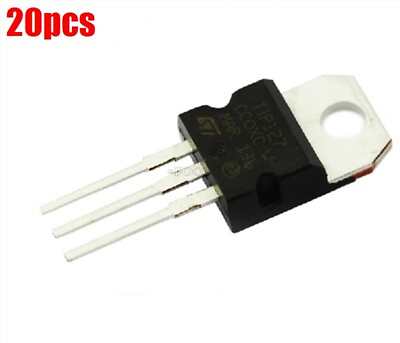 #ad 20Pcs TIP127 127 Transistor Complementary Pnp 100V 5A rx $2.71