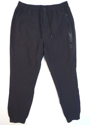 #ad Puma Water Wind Resistant Black Glisten Jogger Pants Men#x27;s XL NWT 571774 $99.99