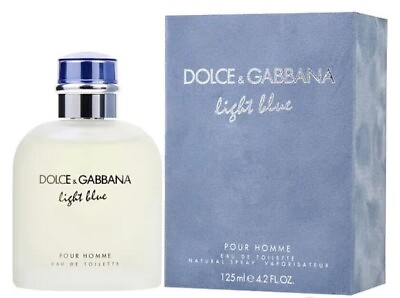 #ad Dolce amp; Gabbana Light Blue 4.2oz Men#x27;s Eau de Toilette Spray NEW IN BOX $27.85
