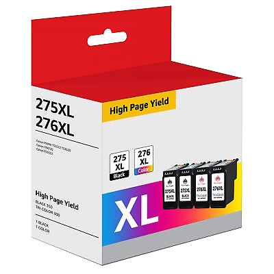 #ad PG 275XL CL 276XL Ink Cartridge compatible for Canon 275 276 PIXMA TR4720 TS3500 $18.75