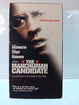 #ad The Manchurian Candidate VHS 2004 Denzel Washington Meryl Streep $3.00
