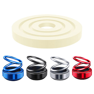 #ad Car Air Fresheners Solar Energy Ring Rotating Ring Aromatherapy Perfume Diffuser $6.98