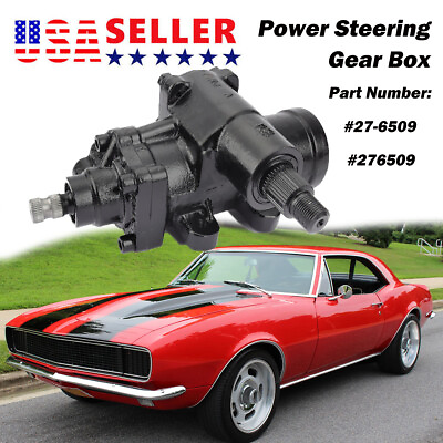 #ad Power Steering Gear Box For Chevrolet Camaro Malibu GMC Sprint Pontiac #27 6509 $220.99