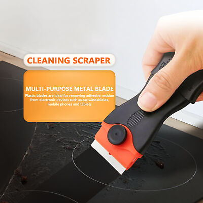 #ad Car Glass Sticker Scraper Bathroom Tile Scraper Car Film Scraper for Floor $8.89
