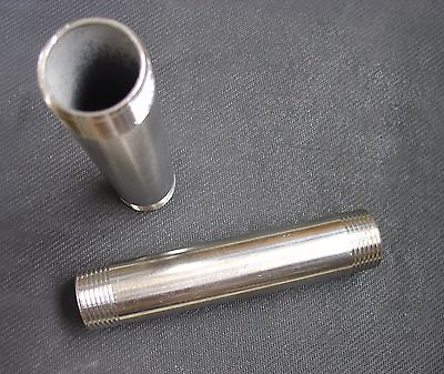 #ad STAINLESS STEEL NIPPLE 1quot; NPT x 8quot; LONG PIPE NP 100 080 $14.85