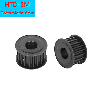 #ad HTD 5M 10 60T Timing Belt Pulley Pitch 5mm Teeth Width 16mm Without Step 45steel $5.59