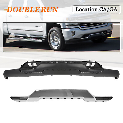 #ad Front Bumper Valance Chrome Skid Plate For Silverado 1500 2016 2019 With Z71 $268.09