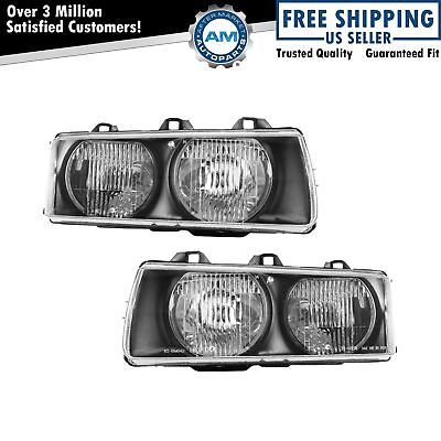#ad Headlights Headlamps Left amp; Right Pair Set of 2 for 92 99 BMW E36 3 Series $123.69