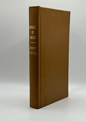 #ad 1795 Voyages of Amasis by Bernardin de St. Pierre 1st English Translation $157.00