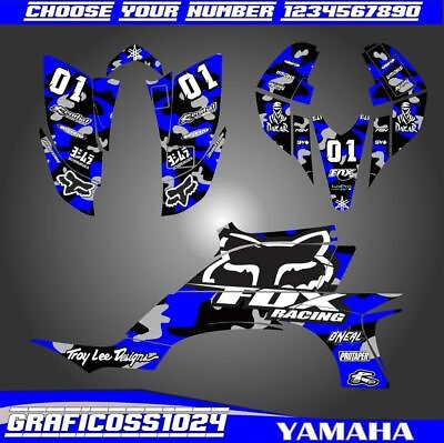 #ad Yamaha YFZ 450 Custom Graphics Kit 2003 2008 Adaptable to 2003 2012 Carb Model C $214.37