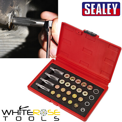 #ad Sealey Oil Drain Sump Plug Thread Repair Tool Set M13 M20 Taps Gearbox GBP 44.25