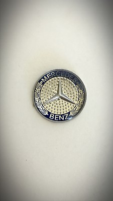 #ad NEW Mercedes Key Fob Remote Metallic Rubber Badge Logo Sticker $13.99