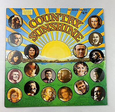 #ad Country Sunshine Compilation vinyl LP Adam $3.50