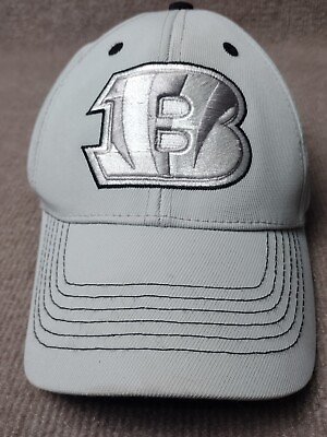 #ad Cincinnati Bengals Official NFL Football Apparel Gray Adjustable Hat Cap $16.95