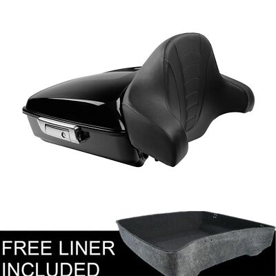 #ad Chopped Pack Trunk Backrest Fit For Harley Touring Road Glide Special 2015 2022 $249.99