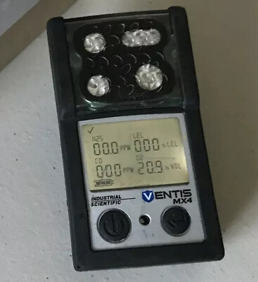 #ad Ventis MX4 CO H2S LEL Multi Gas Monitor Detector New O2 With Ext Battery $300.00