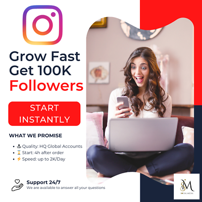 #ad 100k F INSTAGRAM 🚀 Instant Start Speed: up to 2K Day High Quality Global $199.99