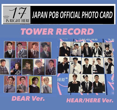 #ad #ad SEVENTEEN BEST ALBUM 17 IS RIGHT HERE TOWER RECORD POB Photo Card 13 $18.99
