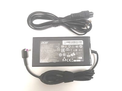 #ad New Genuine Acer Nitro 5 AN515 54 Laptop Ac Adapter Charger amp; Power Cord OEM $33.99