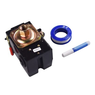 #ad air Compressor Pressure Switch 95 125 PSI，1 Port Pressure Switch for Air Comp... $17.19