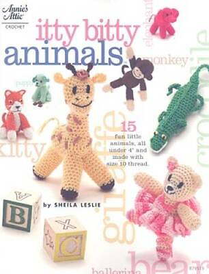 #ad Itty Bitty Animals Annie#x27;s Attic: Crochet Paperback By Maks Michele GOOD $4.07