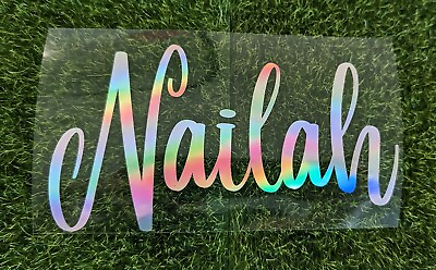 #ad Custom Personalized Vinyl Lettering Name Decal Sticker Car Window Tumbler $2.99