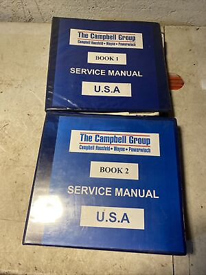 #ad Campbell Hausfeld Service Manuals Books 1 amp; 2 $75.00