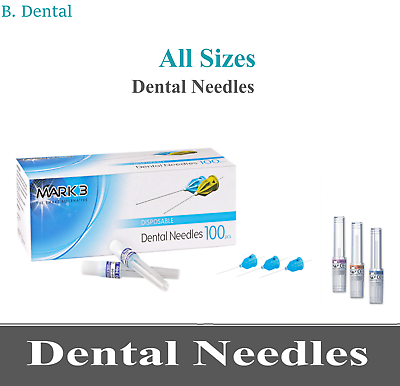 #ad Plastic Hub Disposable Dental Needles 30G Short Plastic 100 bx Mark3 #16303 1quot; $17.99