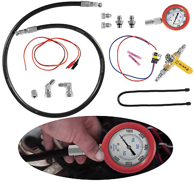 #ad High Pressure Air Leak Text Gauge Hpop Test Tool Kit For 1994 2007 Ford 6.0 7.3L $128.97