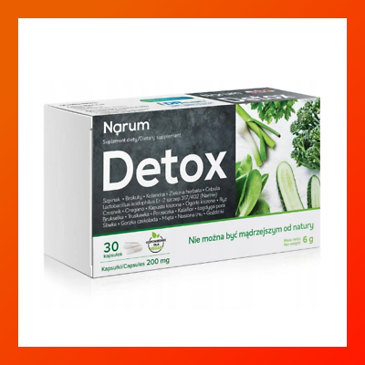 #ad Narine Narum Probiotics DETOX 200mg 30 capsules Microbiome Cleansing Gut $86.99