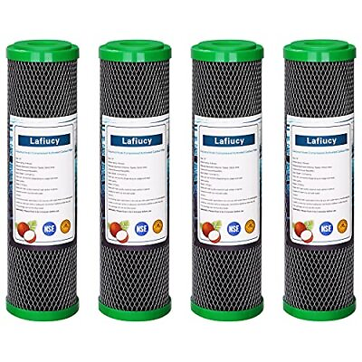 #ad 5 Micron 10quot;x2.5quot; Coconut Shell Activated Carbon Water Filter CTO4 PackCom... $41.49