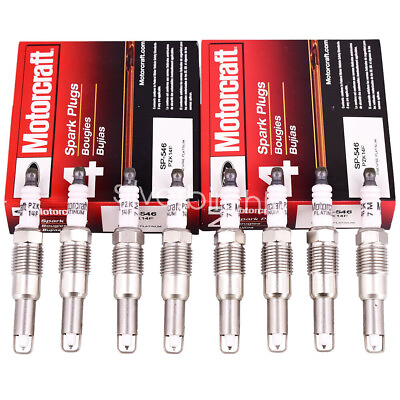 #ad 8Pcs Spark Plugs SP 546 PZK14F Genuine New For Ford F150 F250 Motorcraft SP546 $34.99