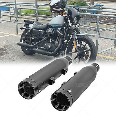 #ad 3quot; Slip On Agreesive Muffler Exhaust For Harley Sportster XL Iron 883 1200 2014 $149.99